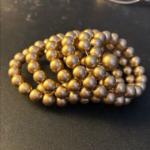 Carolee Gold Beaded Bracelet